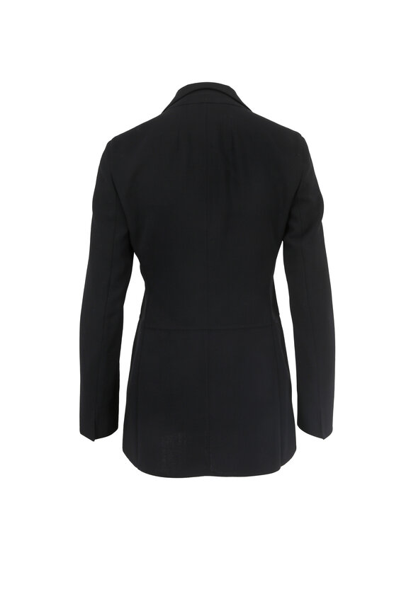 Akris - Obrian Black Double-Faced Wool Jacket