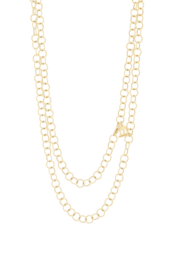 Temple St. Clair 18K Yellow Gold Round Link Chain - view 1