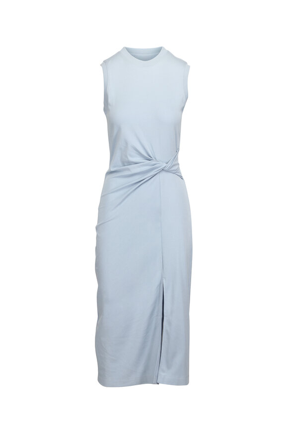 Tanya Taylor Cody Light Blue Sleeveless Slit Dress - view 1