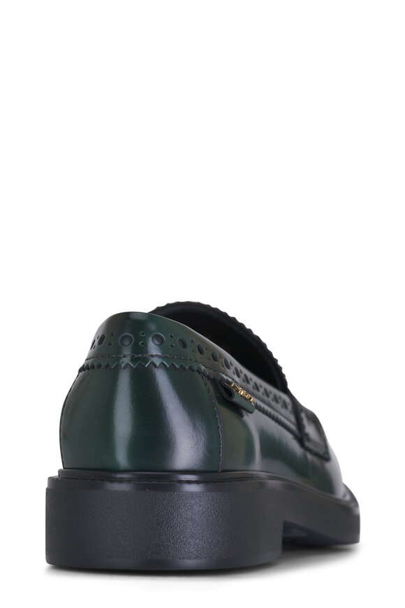 Tod's - Gomma Pine Grove Shiny Leather Moccassin