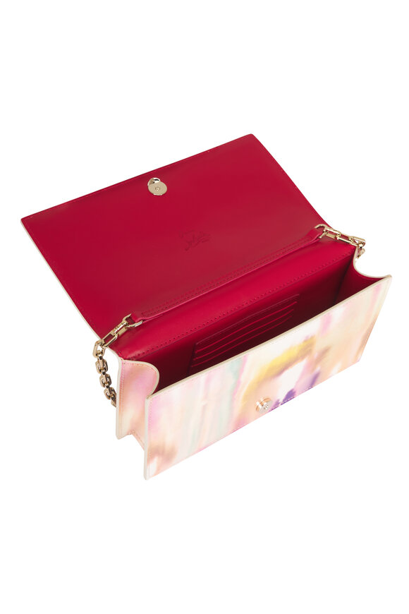 Christian Louboutin Bettina Tie Dye Leather Chain Clutch - view 4