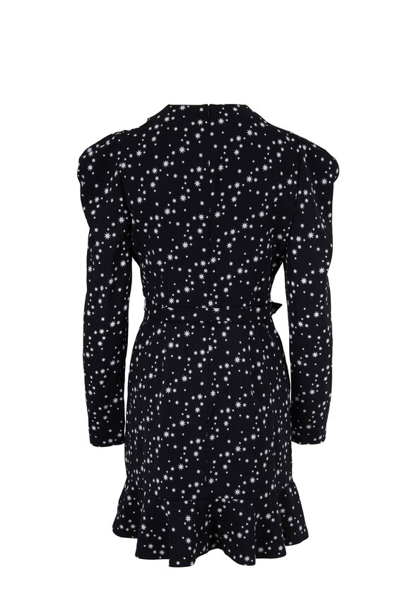 Jonathan Simkhai - Black Star Print Wrap Dress