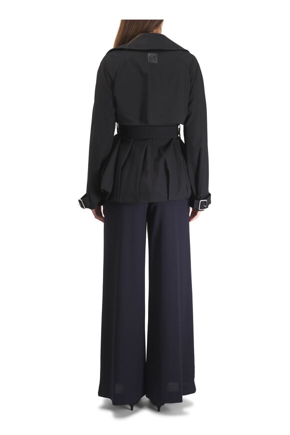 Loewe Black Short Trench Balloon Jacket - view 3