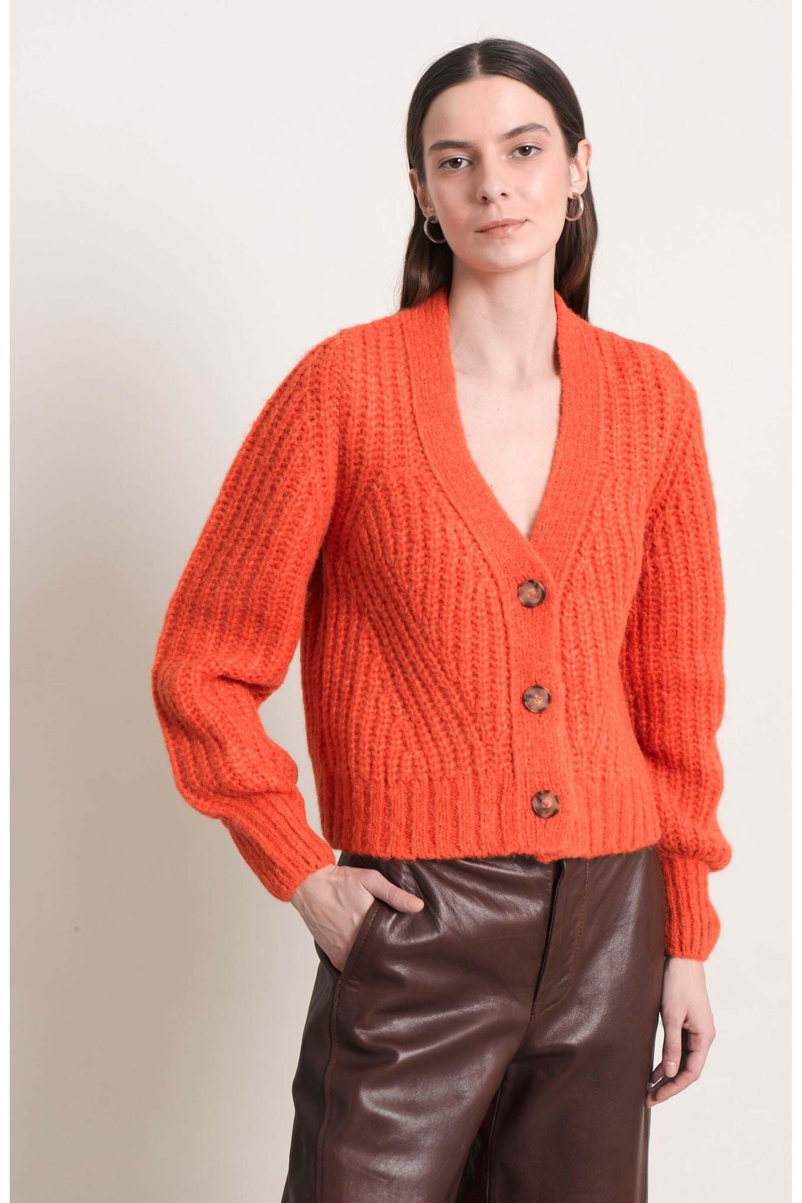 Eleven Six - Tangerine Knit Sara Cardigan