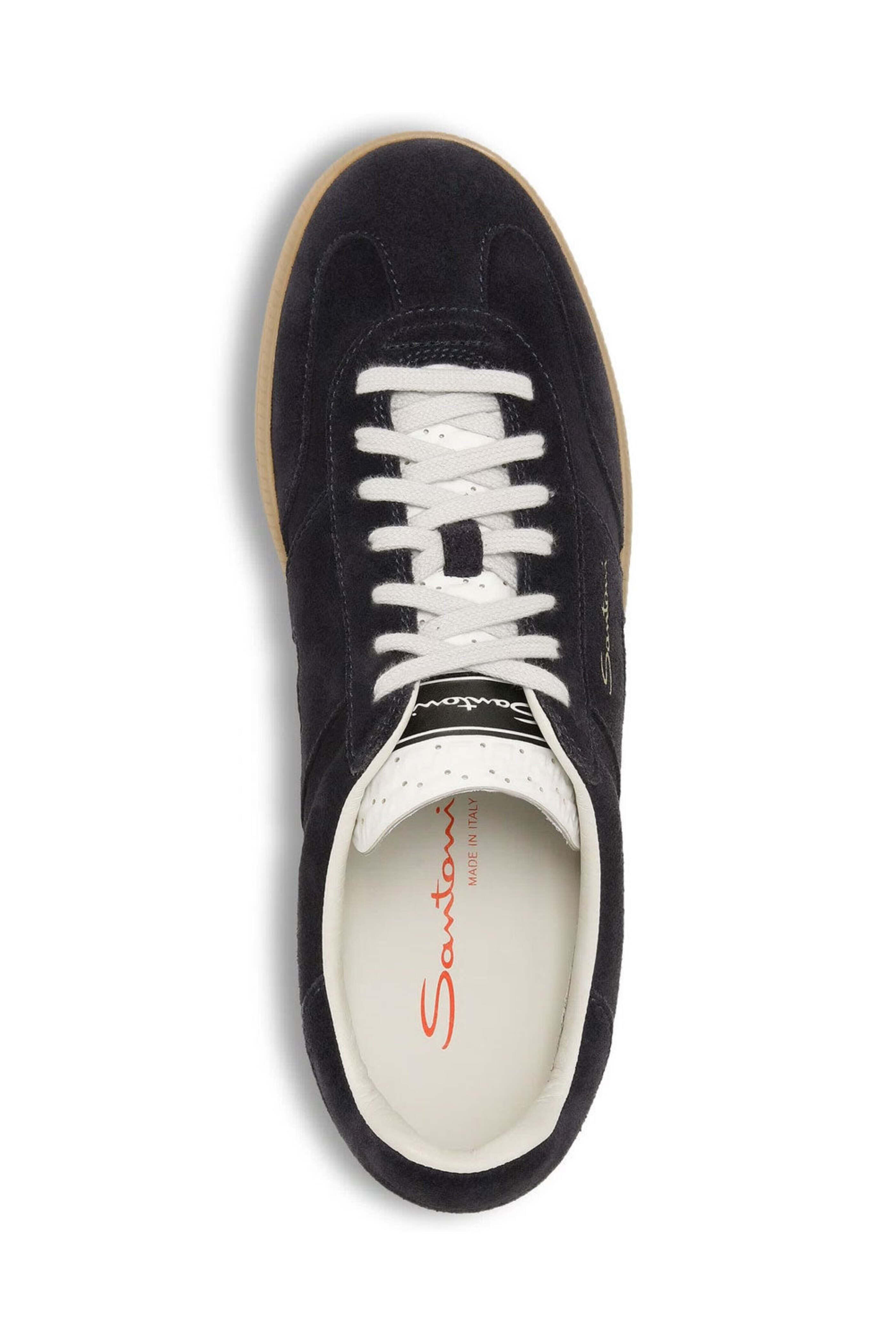 希少【Santoni】DBS Oly レザー&スエード スニーカー Santoni - Suede DBS Olympic Sneaker | Mitchell Stores