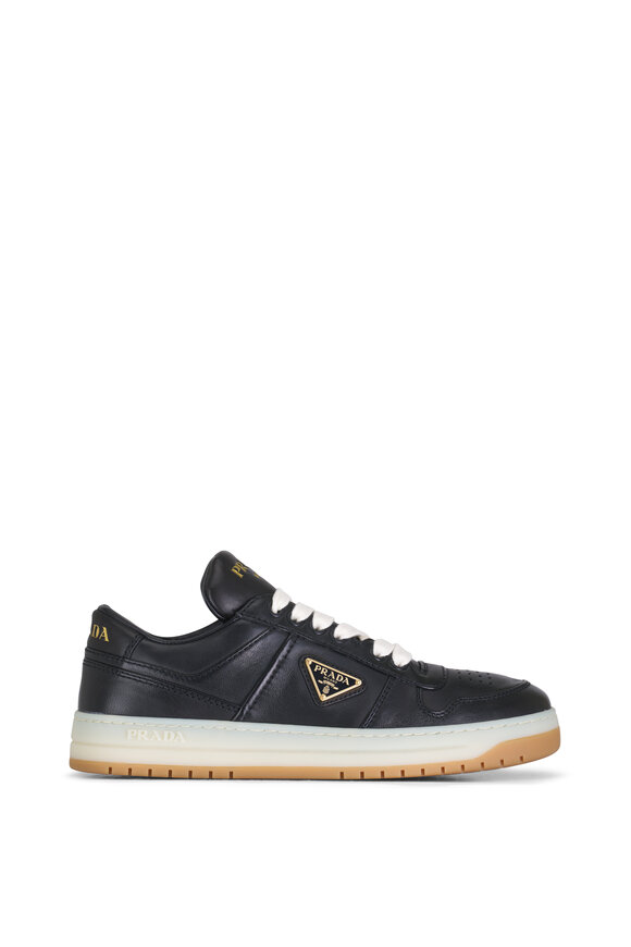 Prada - Downtown Black Leather Sneaker