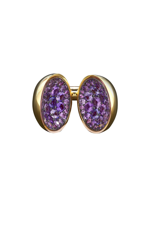 Vram Purple Sapphire Echo Ring