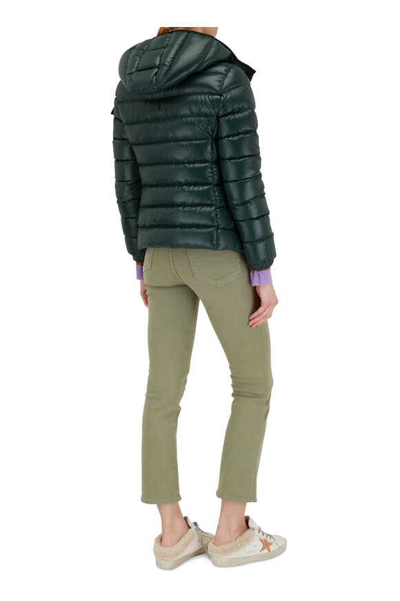 Moncler - Bady Giubbotto Green Shiny Puffer Coat