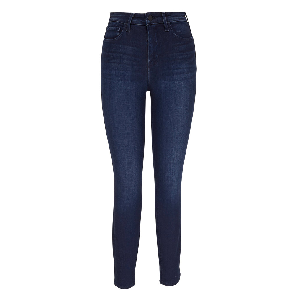 L'Agence - Margot Marino Blue High-Rise Ankle Jean