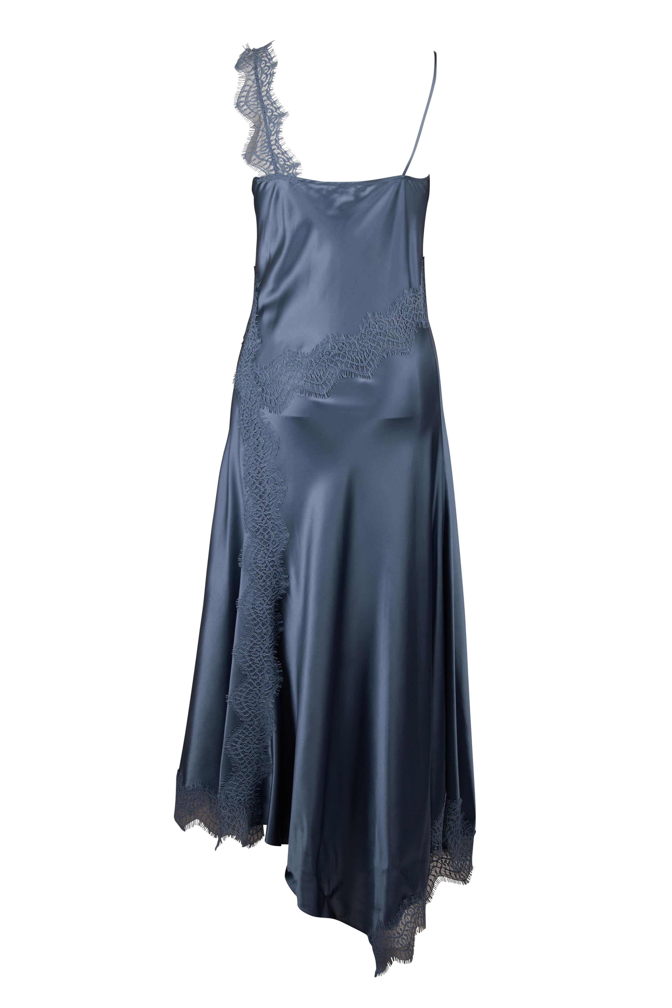 Veronica Beard - Vernon Steel Blue Lace Maxi Dress - view 2