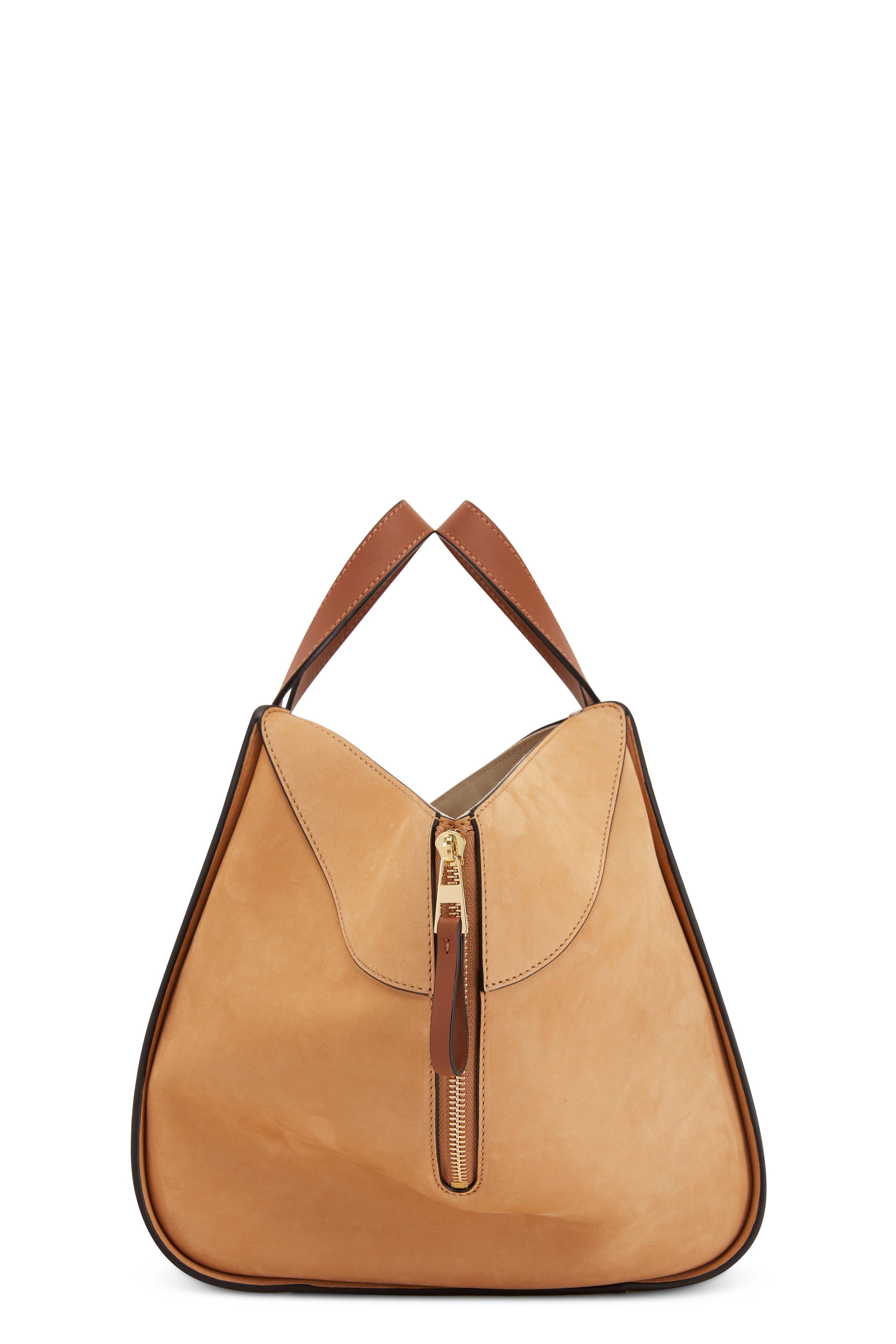 LOEWE Mini Hammock Hobo Bag in Classic Calfskin Vivid Orange