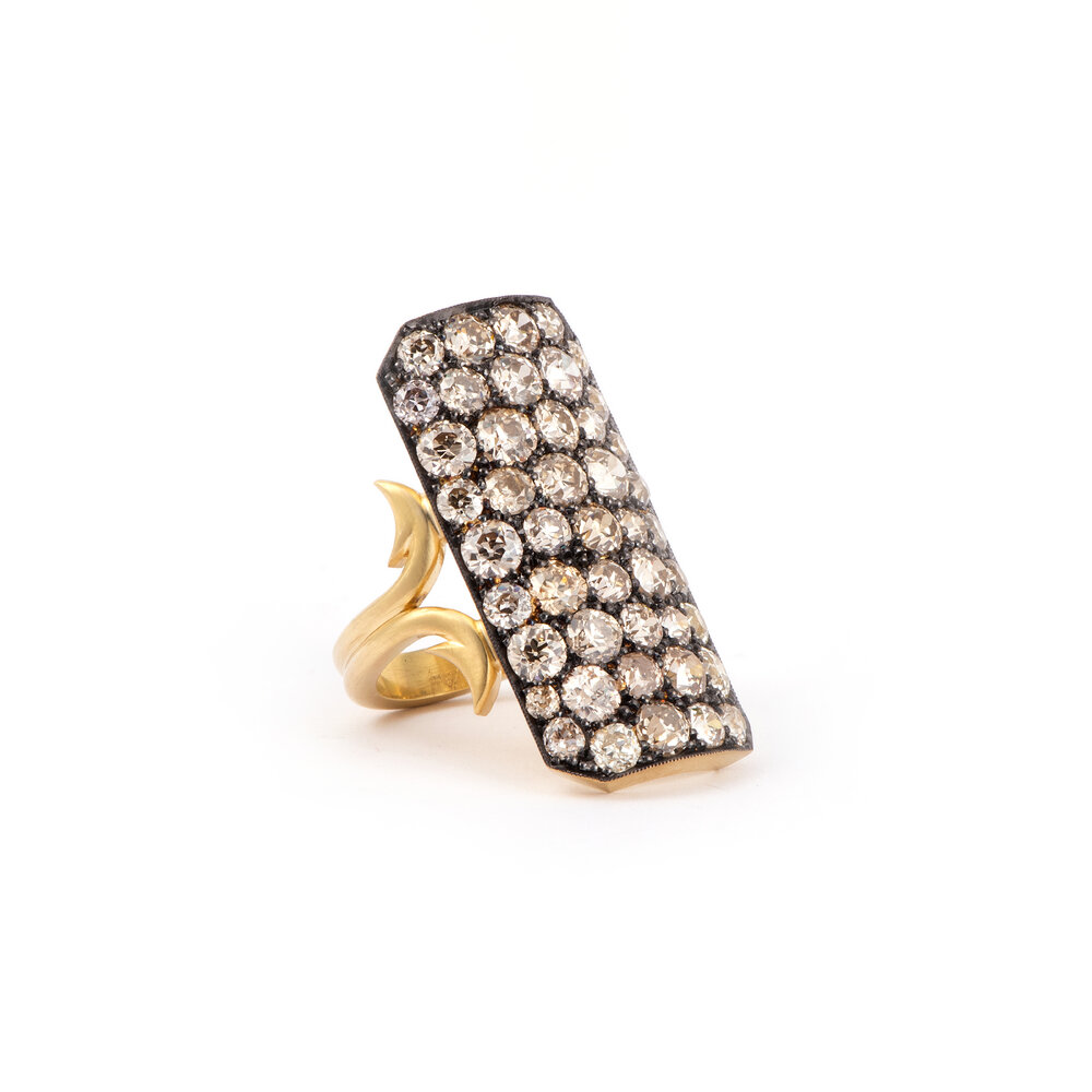 Sylva & Cie - Old European Cut Diamond Ten Table Ring
