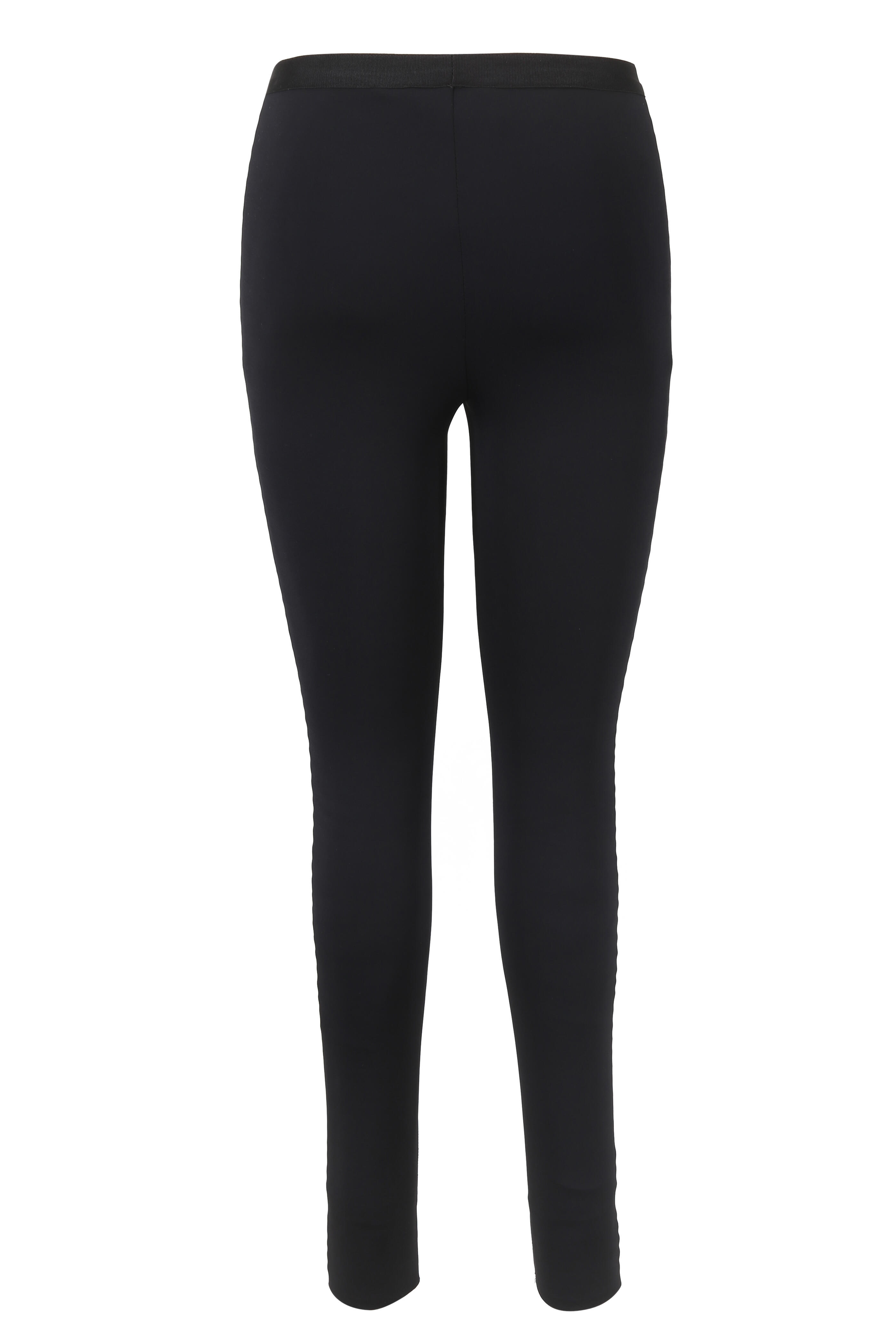 Helmut Lang - Black Neoprene Skinny Ankle Pant