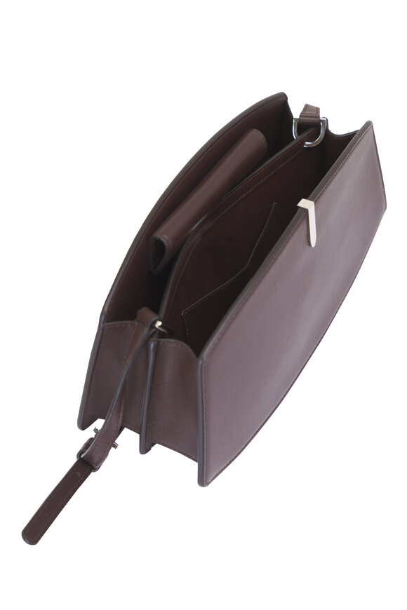 Savette Florence Coffee Leather Shoulder Bag - view 4