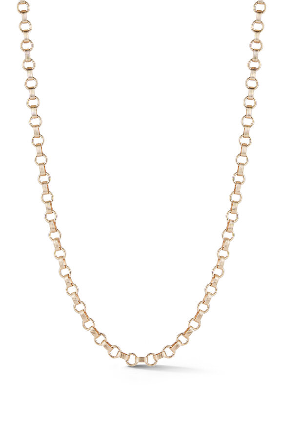 Storrow 14k Gold Book Link Small Everett Chain - view 1