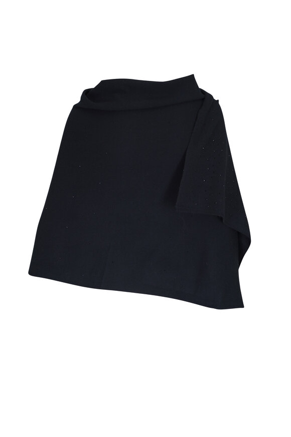 Kinross - Black Crystal Cashmere Wrap