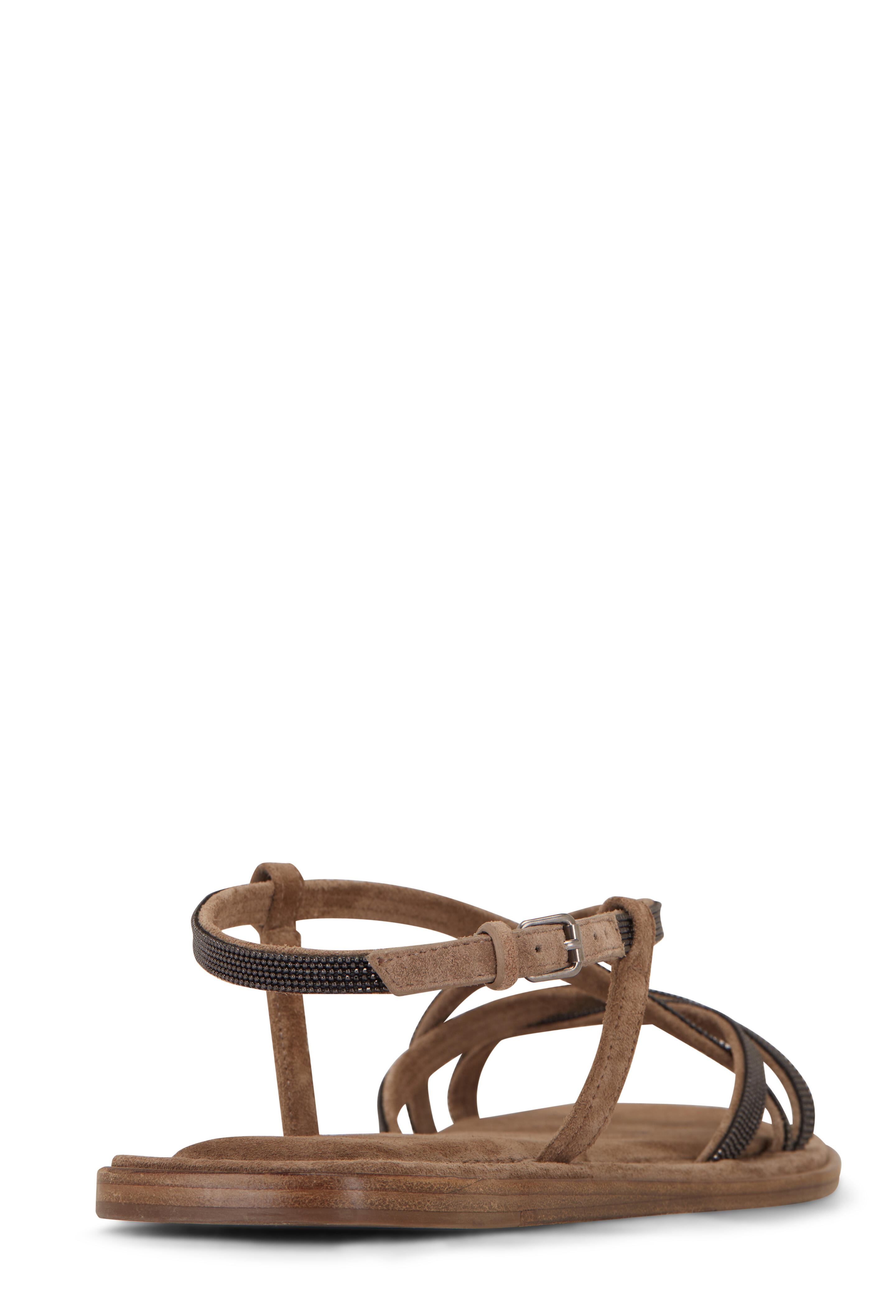 【関税＆送料込み】Brunello Cucinelli Sandals Brunello Cucinelli Woven Leather Sandals | Saks Fifth Avenue