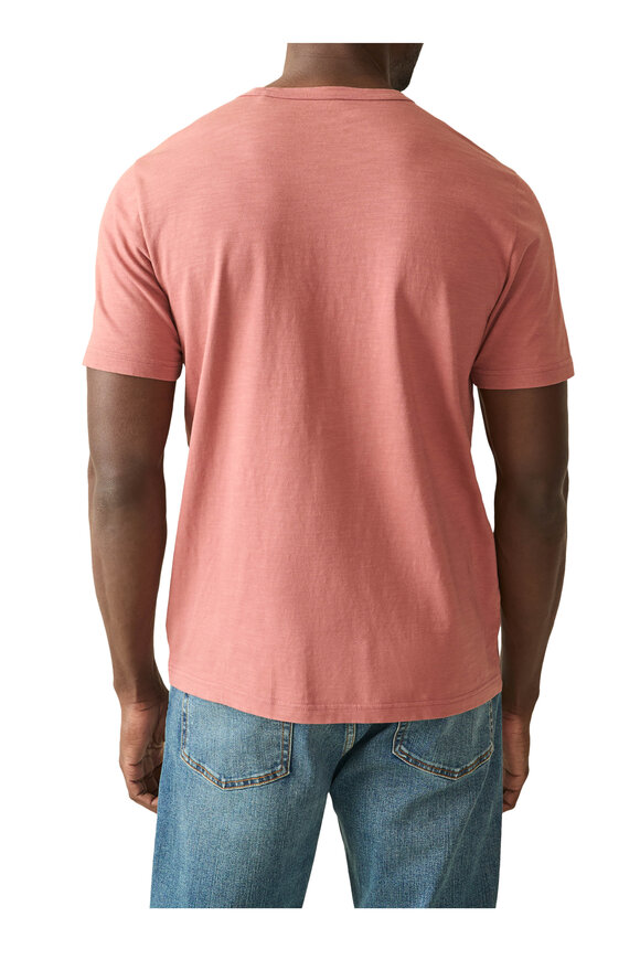 Faherty Brand - Sunwashed Red Oasis Pocket T-Shirt