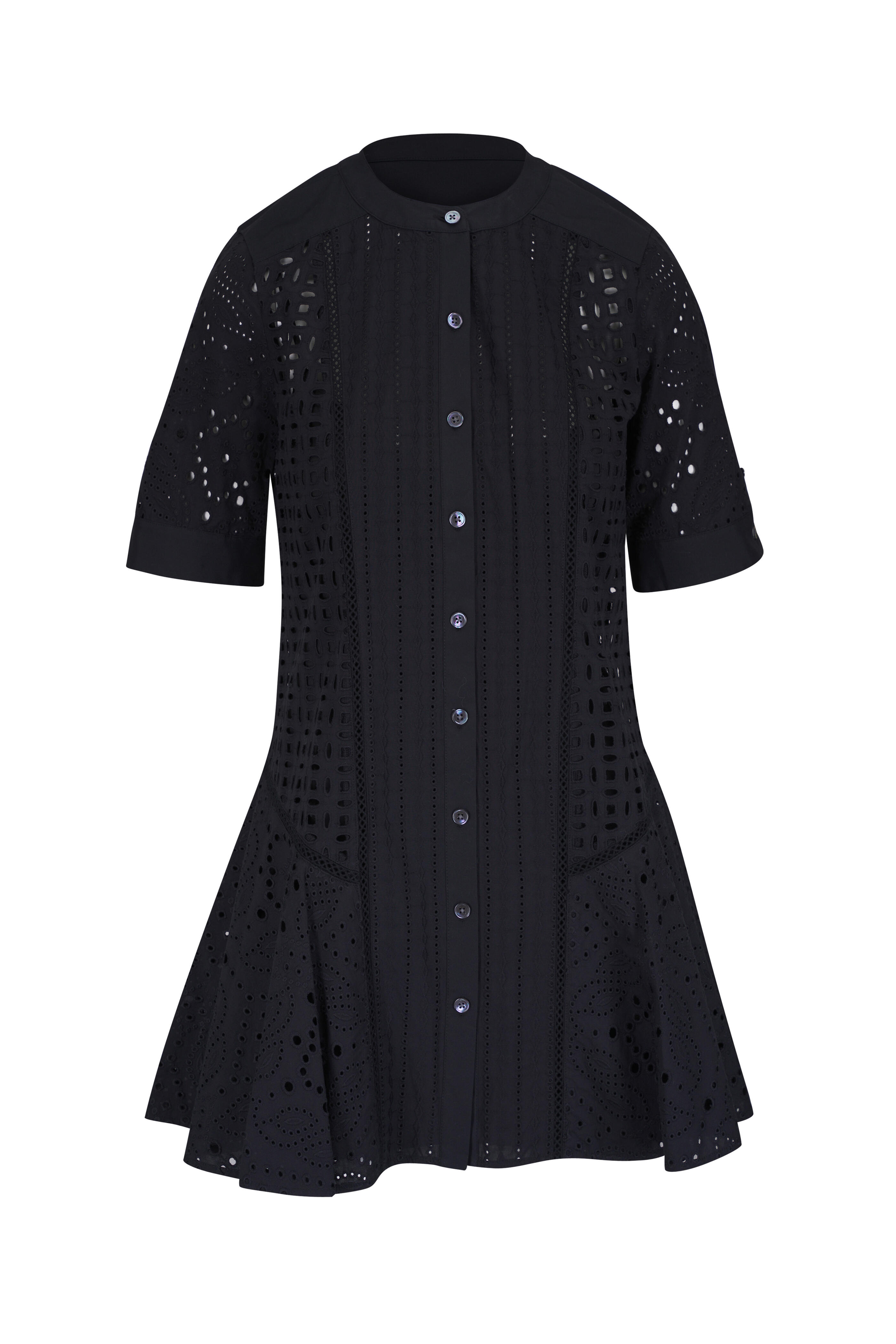 Veronica Beard - Dara Black Eyelet Dress