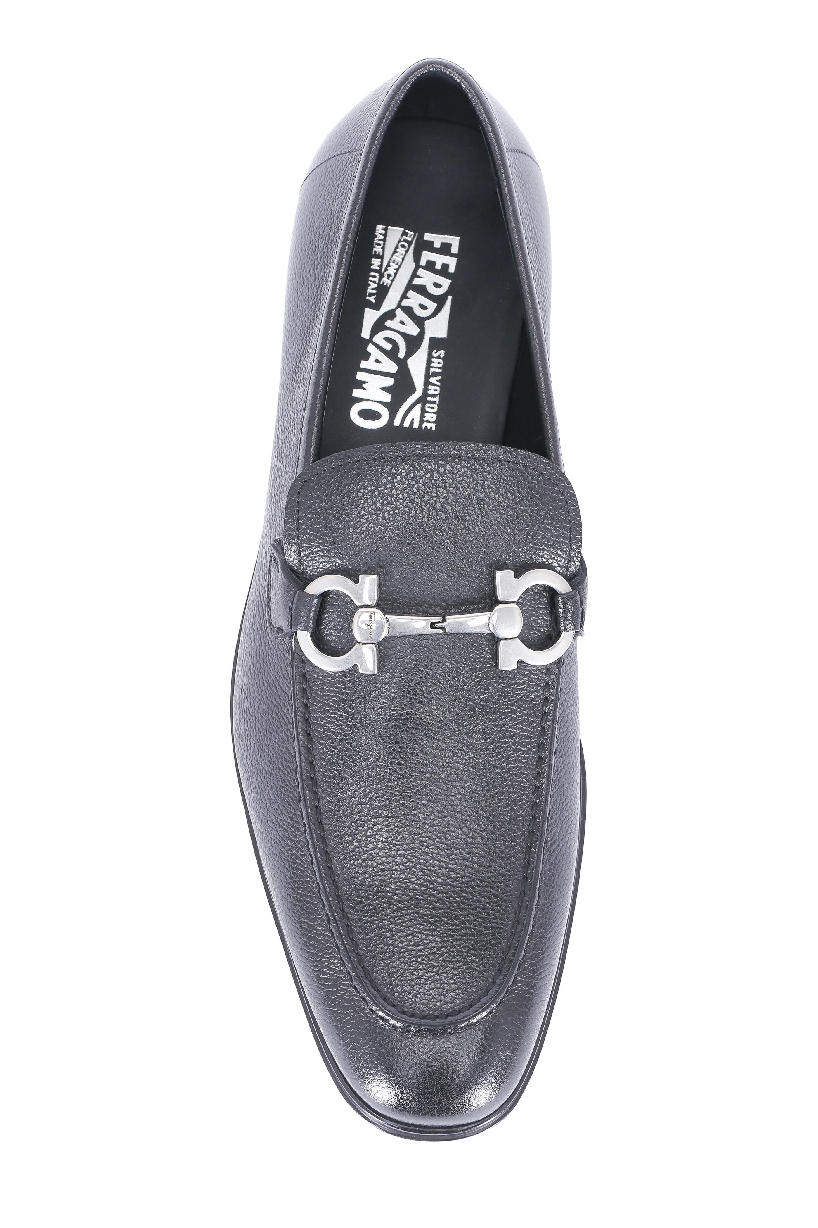 Salvatore Ferragamo - Flori 2 Black Leather Bit Loafer