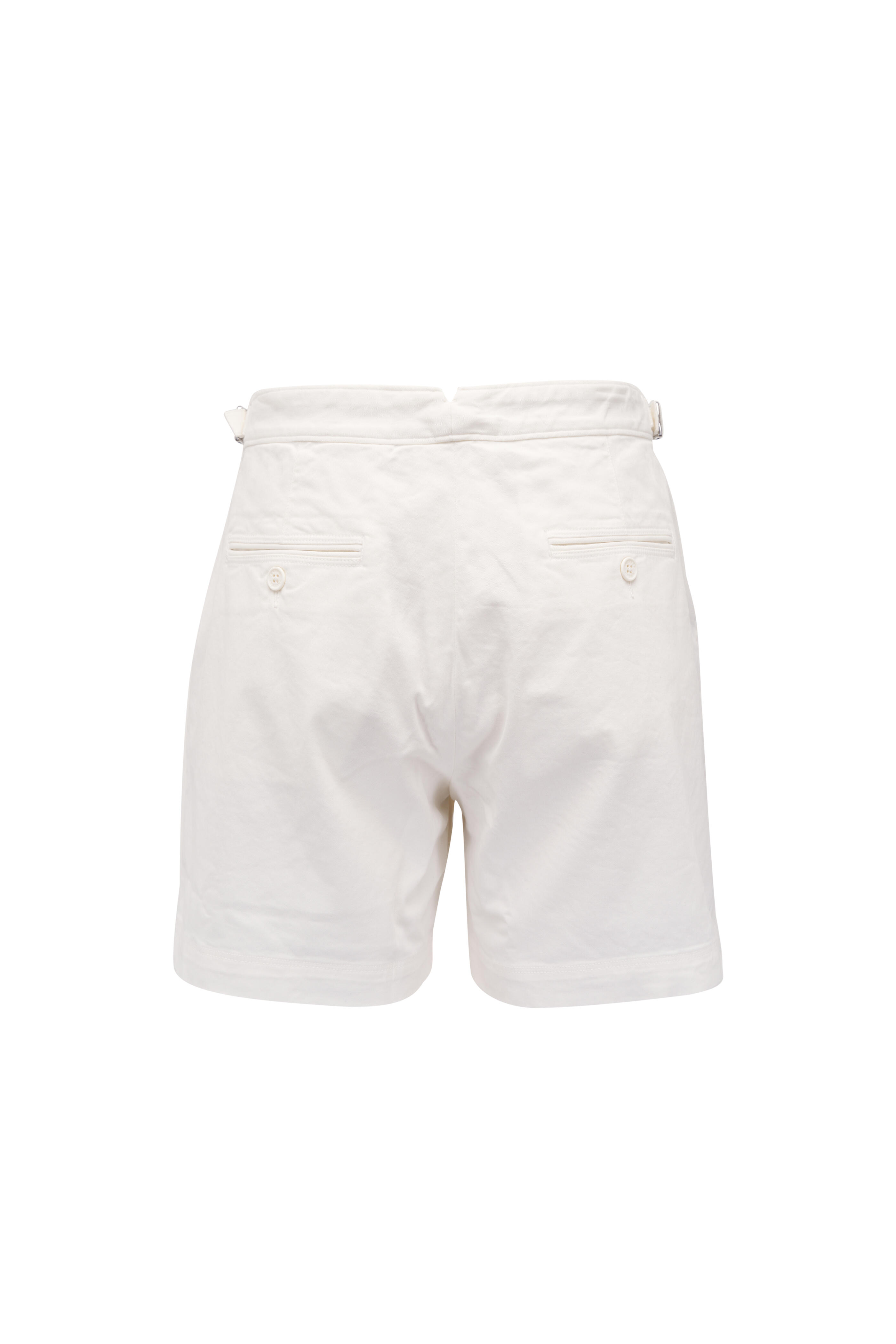 Orlebar Brown - Bulldog White Cotton Slim Fit Shorts