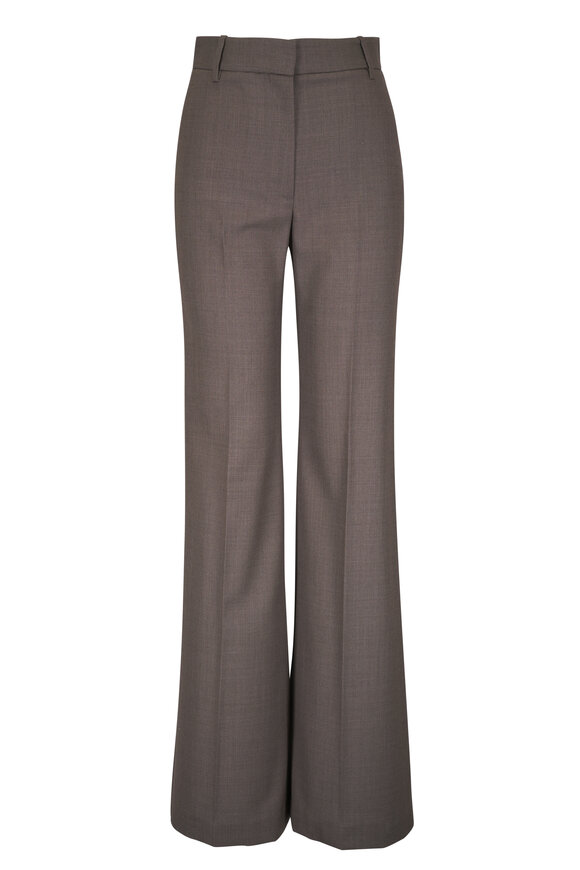 Nili Lotan Effy Taupe Gray High Rise Pant