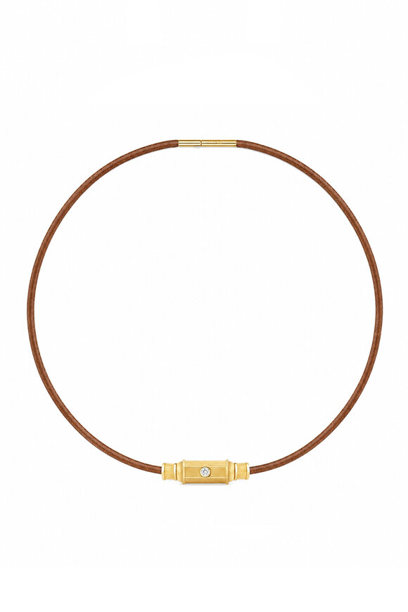 Marie Lichtenberg Diamond Micro Lasso Locket Necklace - view 1