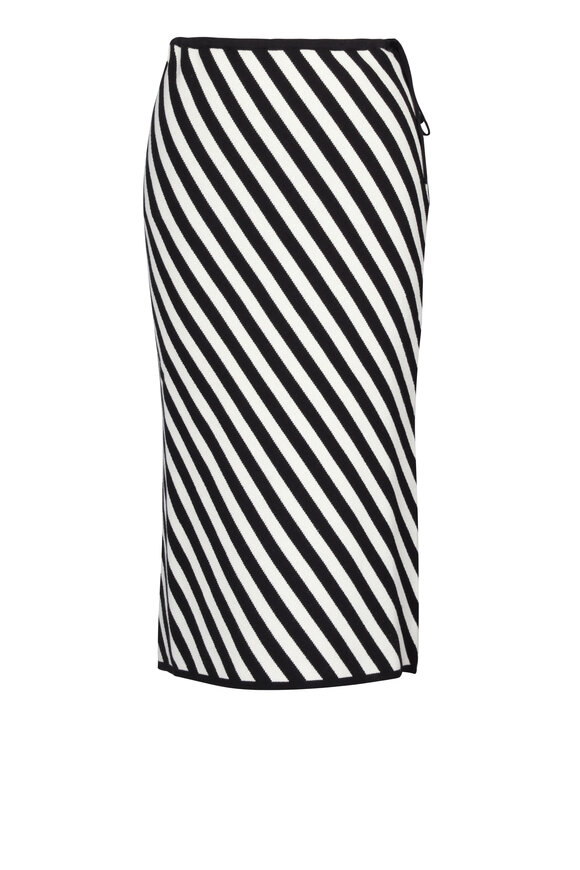 Posse Pty Darcy Black & White Knit Skirt