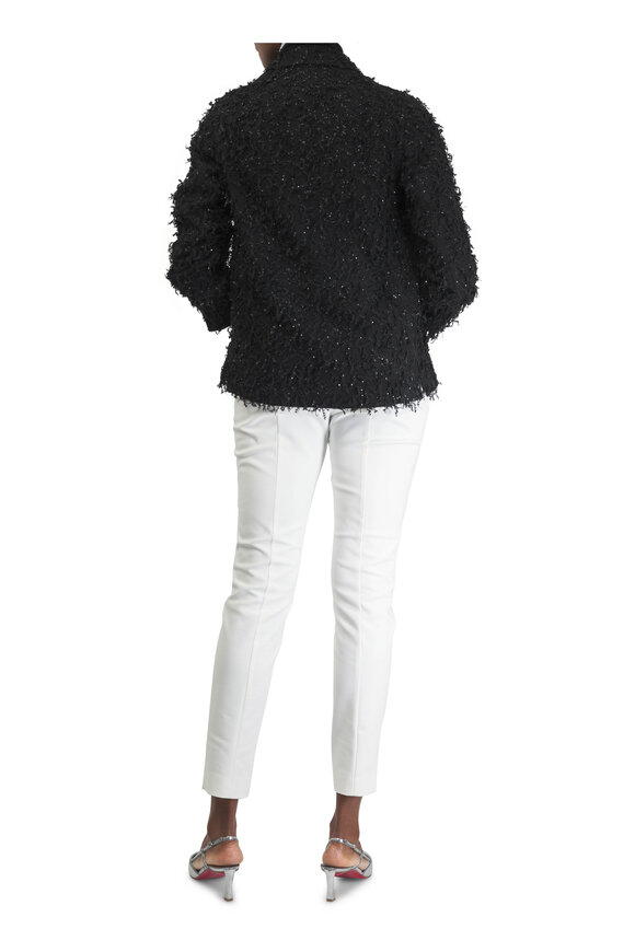 Akris - Tomma Micro Sequin Fringe Boucle Jacket