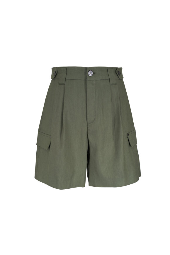 Bogner Hanny Olive Green Cargo Shorts