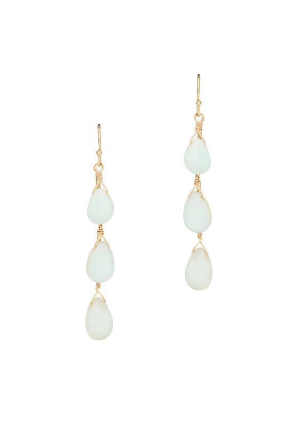 Cristina V. Peruvian Opal Brio Bar Earrings - view 1