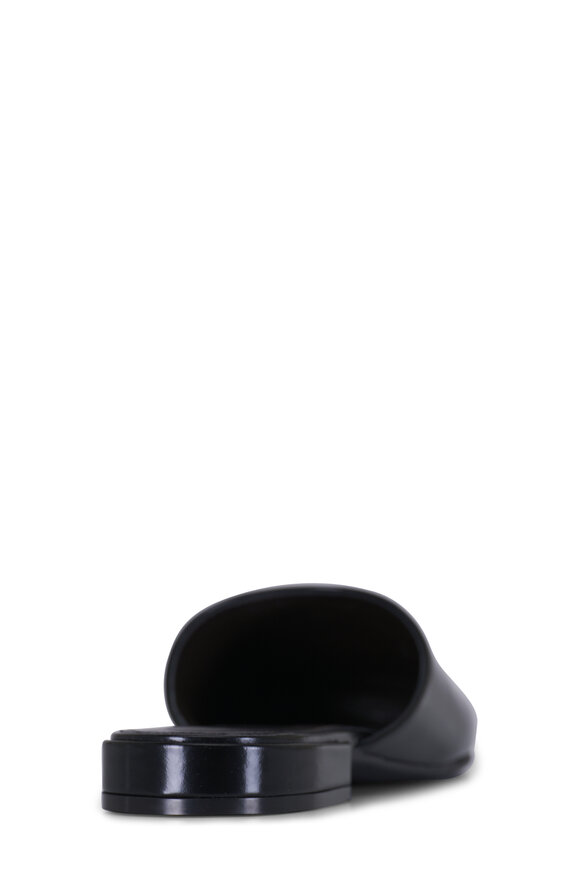 The Row Penelope Black Leather Mule - view 3