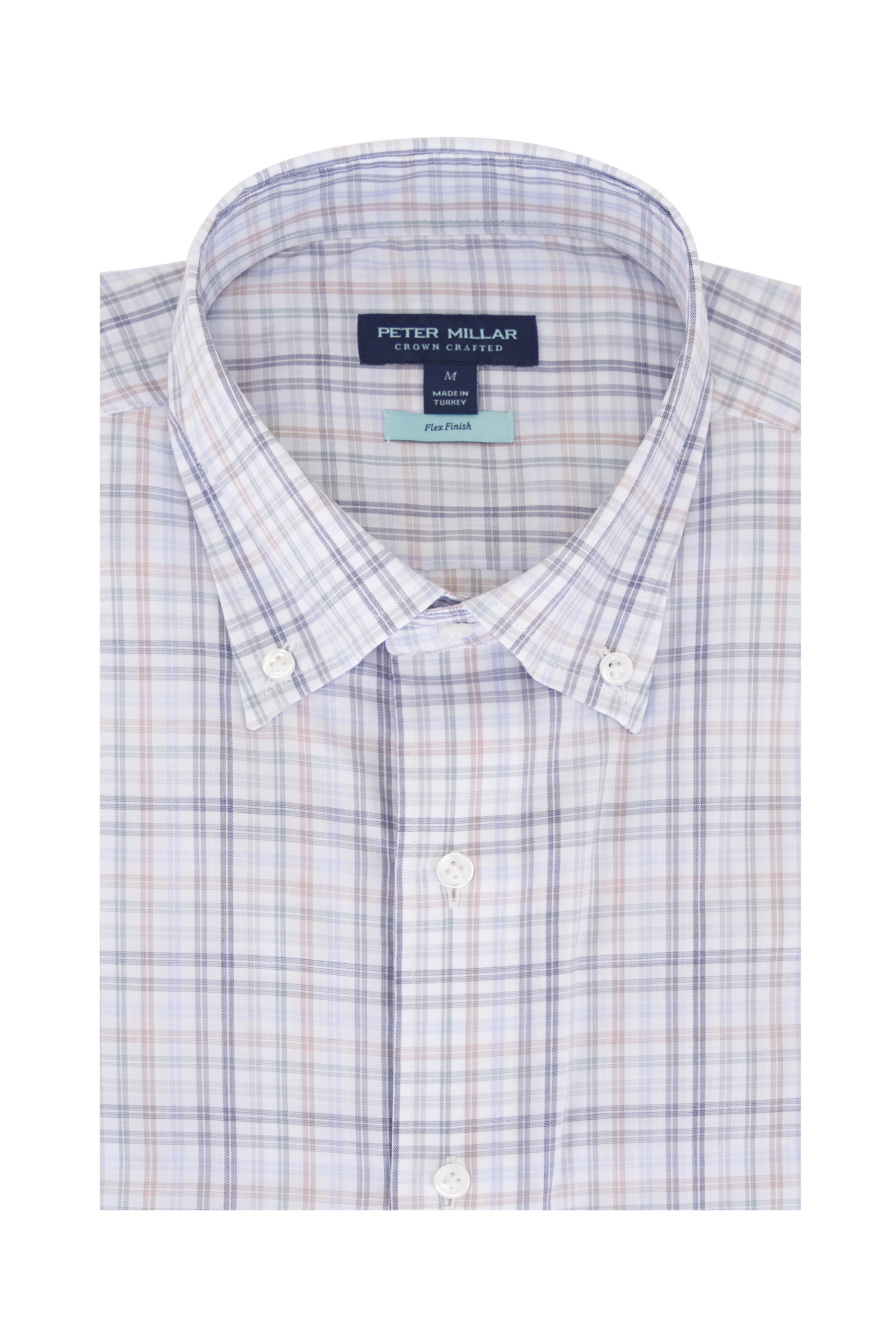 Peter Millar - Sherwood Orvieto Multi Plaid Cotton Sport Shirt - view 1
