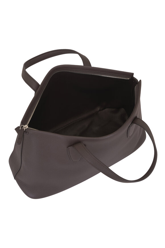 The Row Marcel Deep Brown Ans Top Handle Bag - view 4