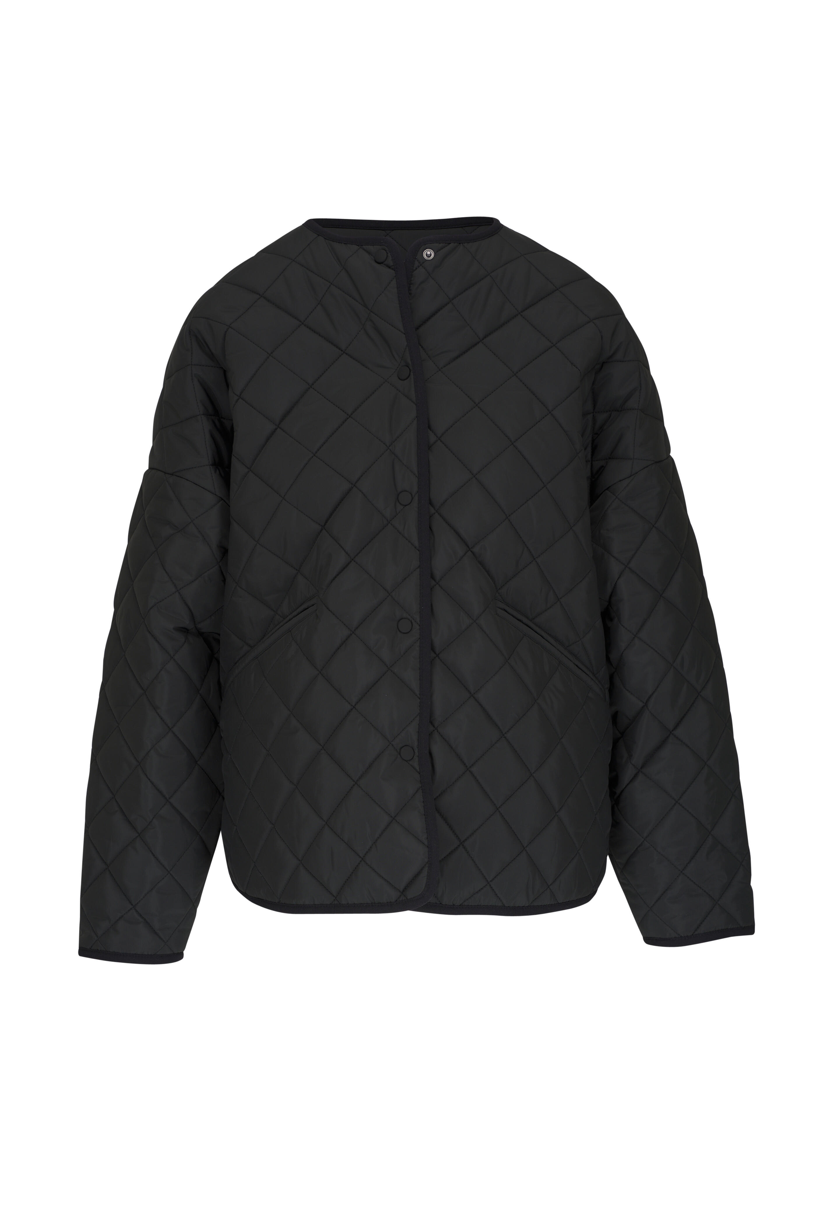【送関込】Toteme☆トーテム Quilted jacket black Totême Quilted Jacket in Black | LN-CC