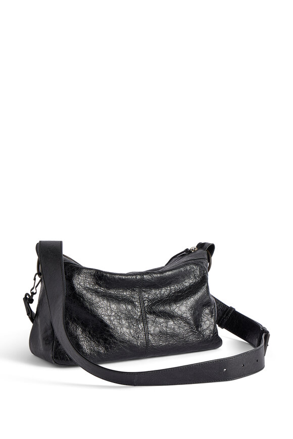 Balenciaga Small Le City Moto Black Leather Shoulder Bag - view 10