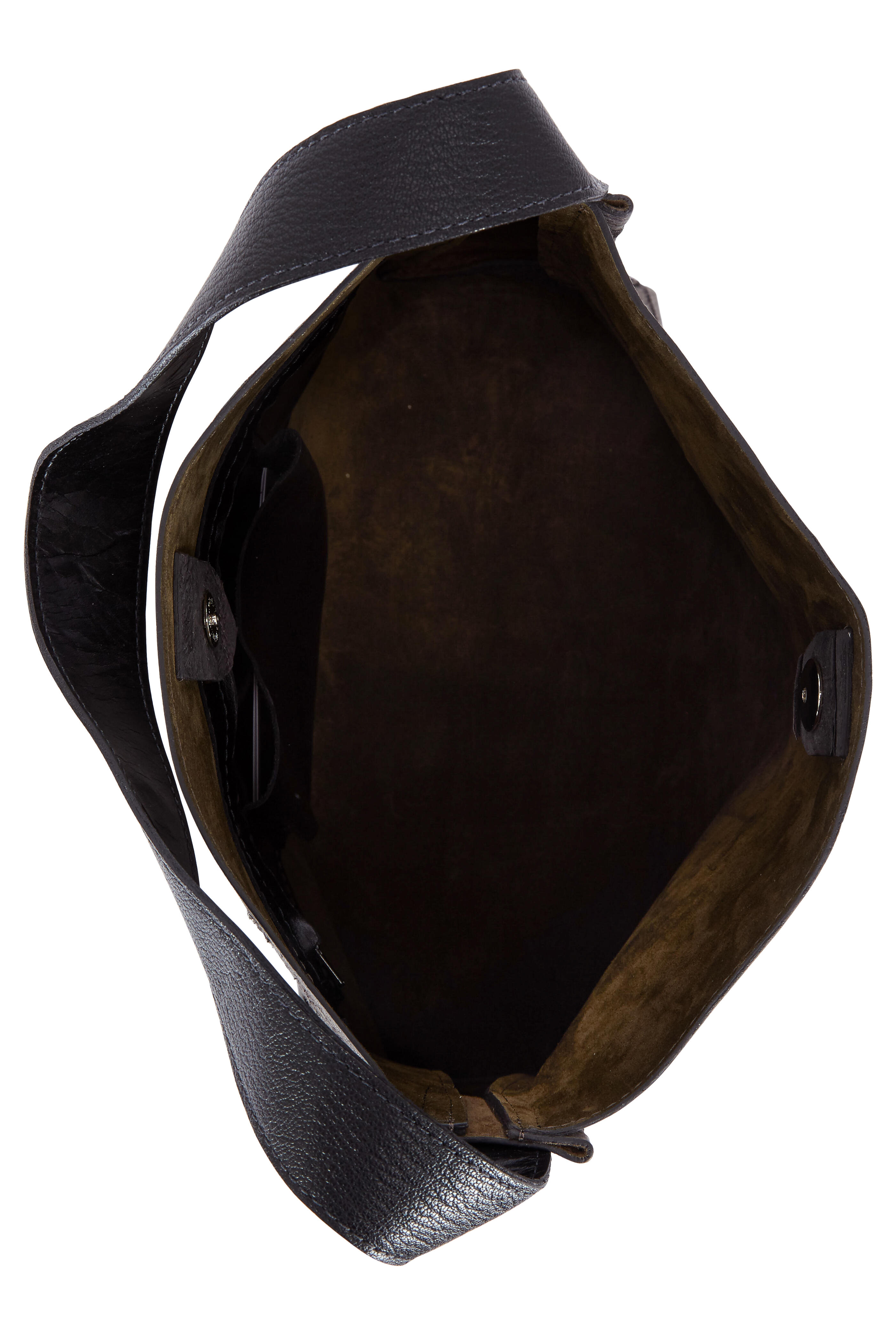 B May Bags - Anthracite Eel Small Hobo Bag