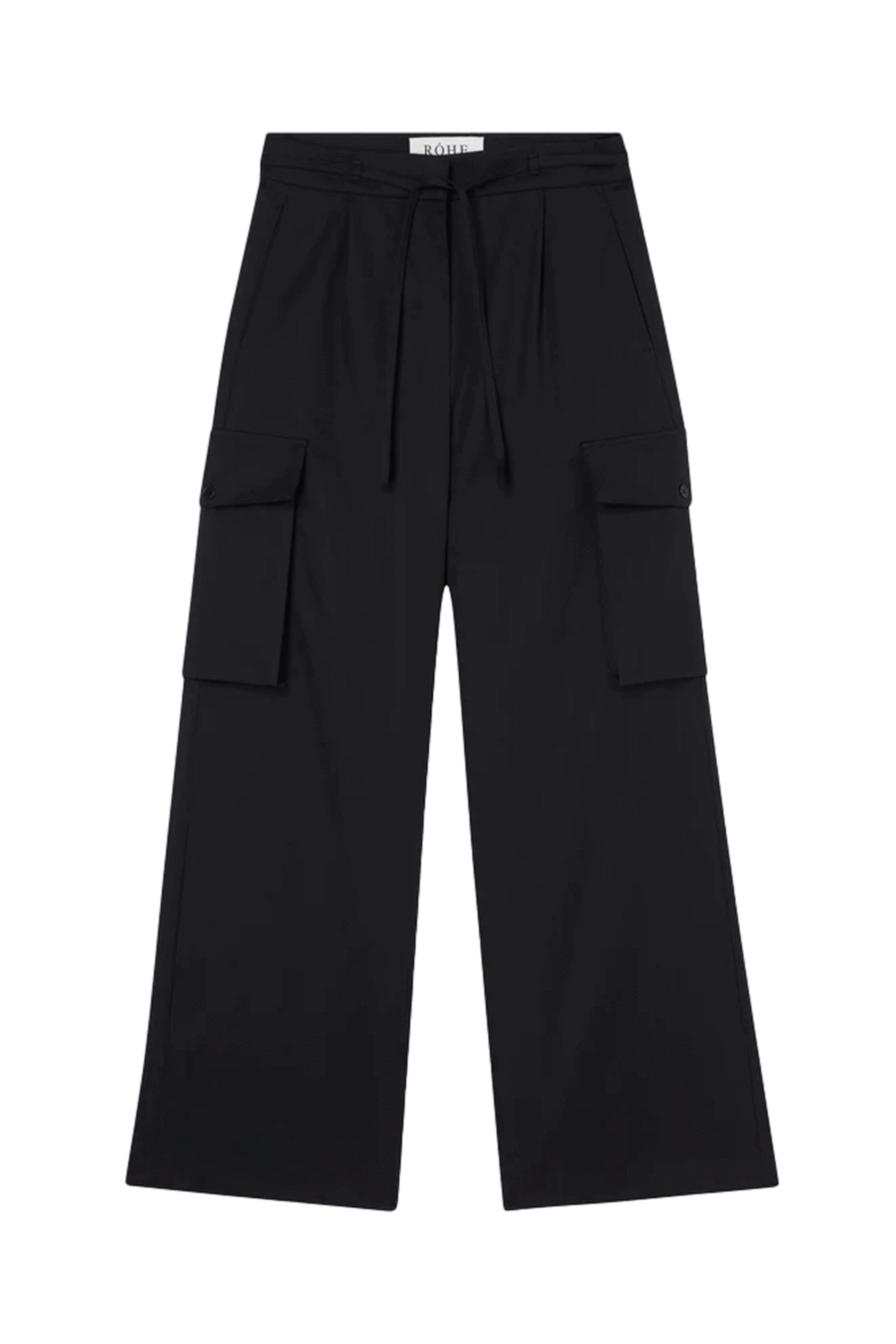 Rohe Frames - Black Tailored Cargo Trousers