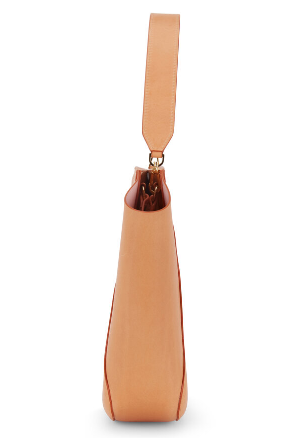 Mansur Gavriel - Cameo & Rosa Tanned Leather Scallop Detail Tote 