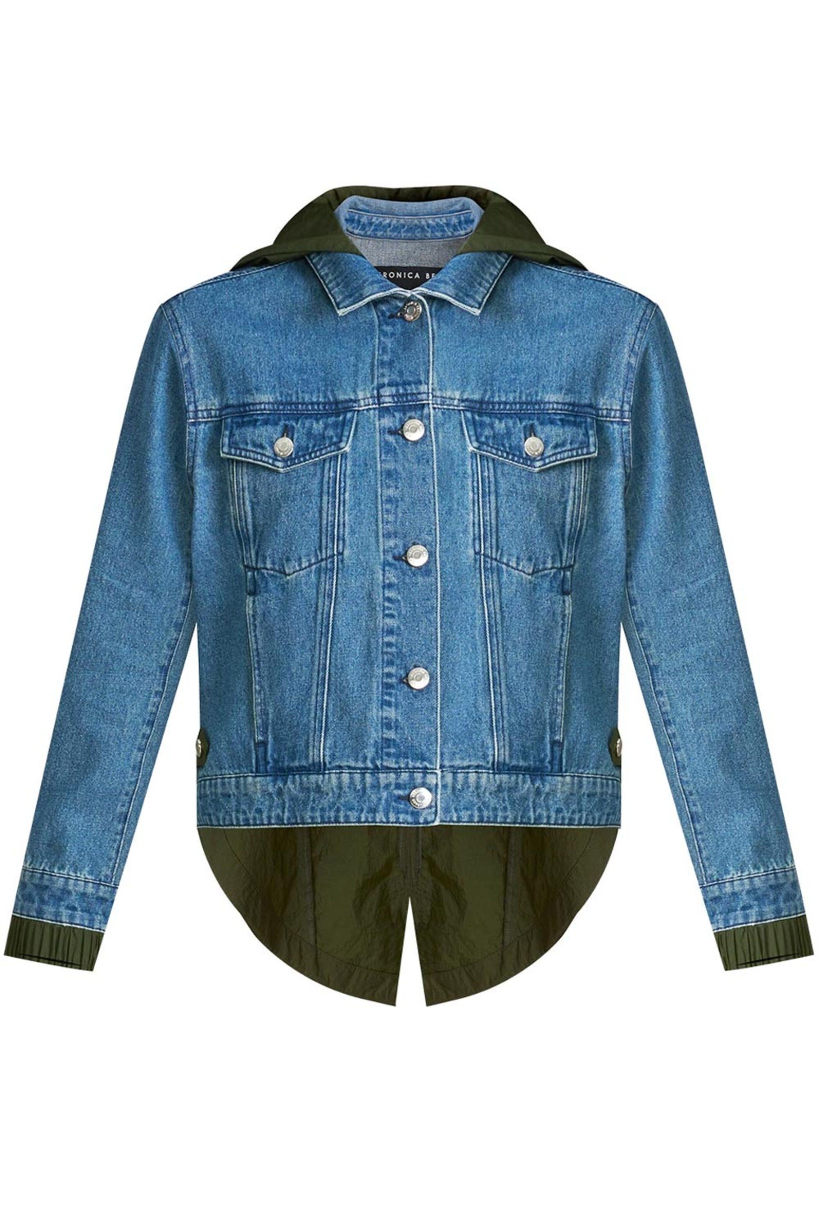 Veronica Beard - Waterfall Shani Hooded Denim Jacket