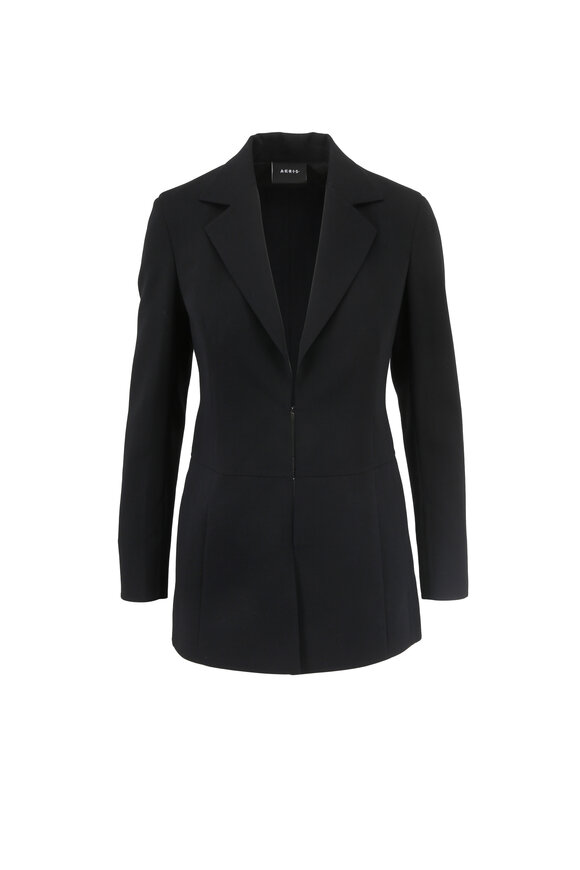 Akris - Obrian Black Double-Faced Wool Jacket