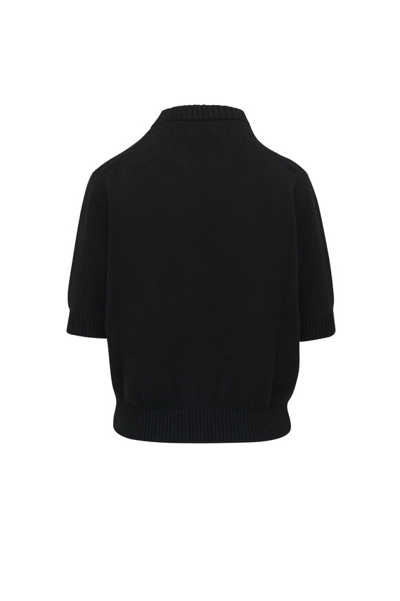 Khaite Davin Black Cashmere Sweater - view 2