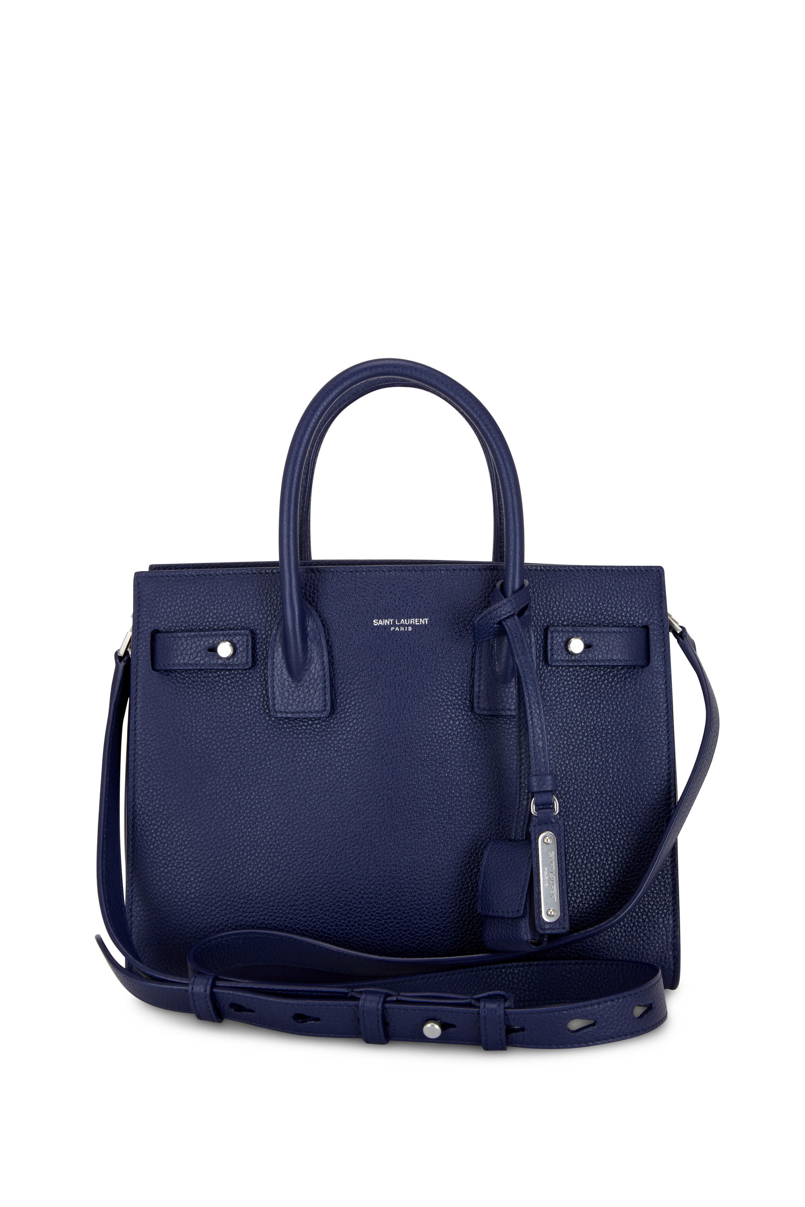 Saint Laurent - Sac De Jour Azure Leather Baby Tote Bag