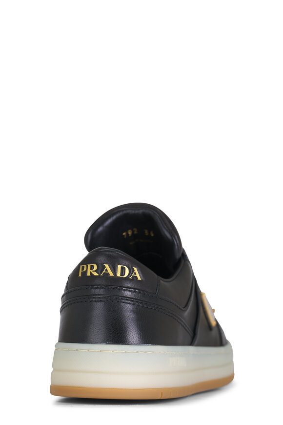 Prada - Downtown Black Leather Sneaker