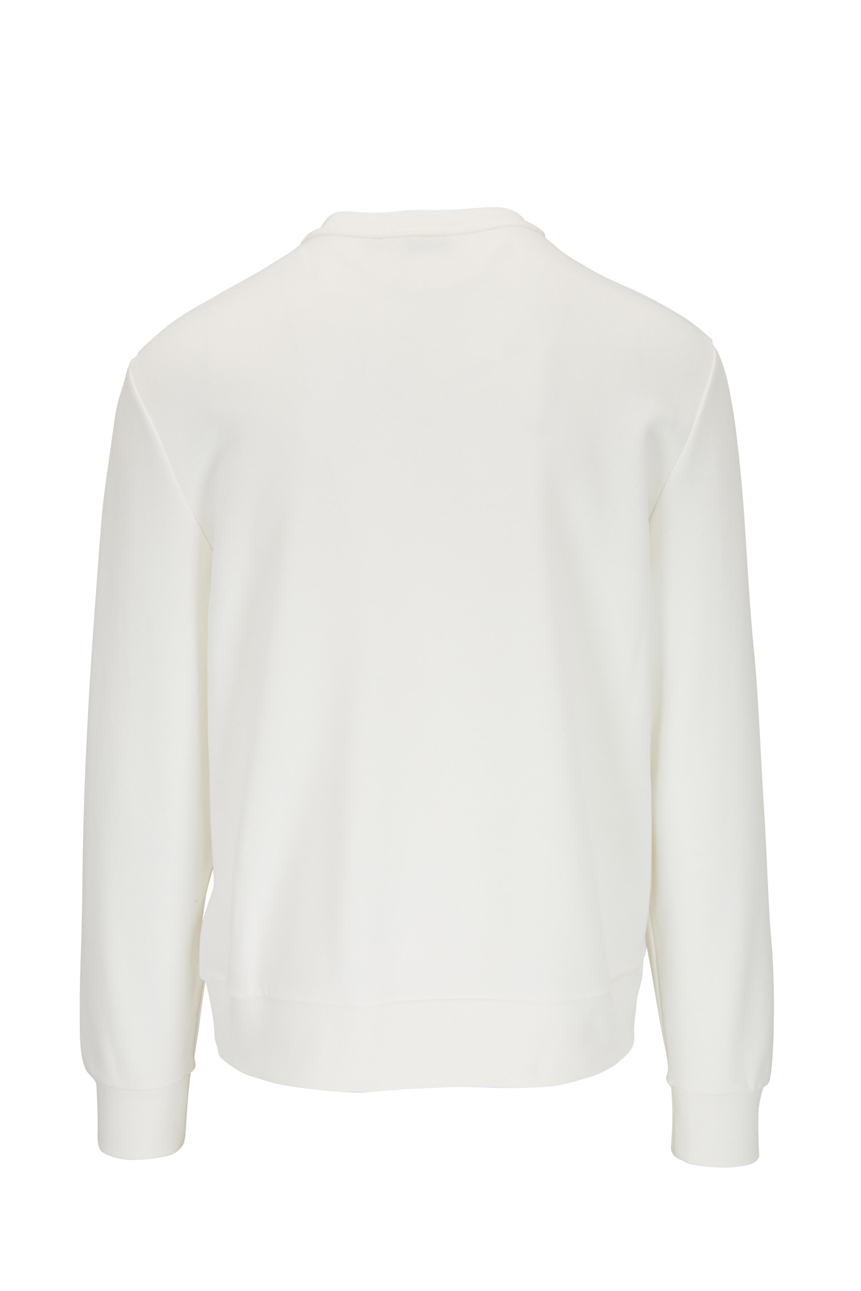 Moncler - White Logo Sweatshirt | Mitchell Stores