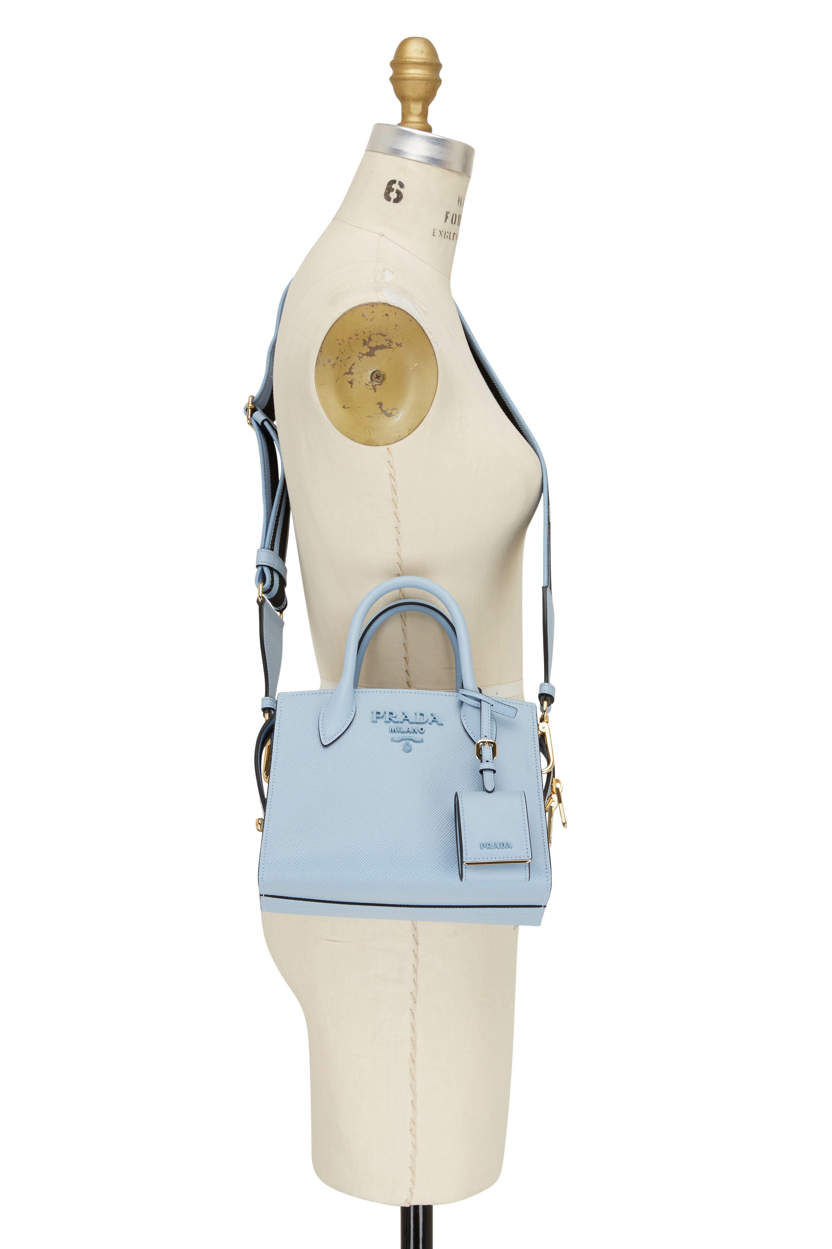 Prada - Sky Blue Saffiano Leather Bag