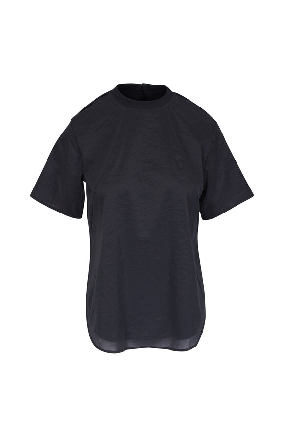 KZ_K Studio Equipmant Black Hyper Stretch Organza Top