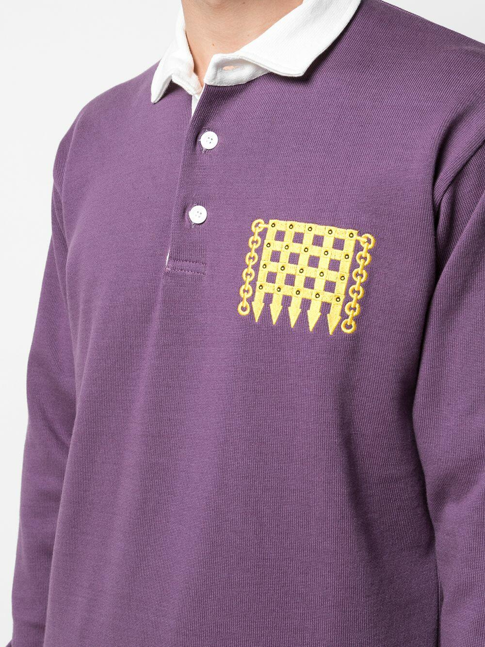 Rowing Blazers - Purple Rugby Logo Polo