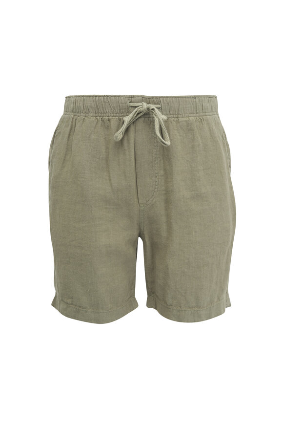 Faherty Brand - Canyon Olive Essential Linen Short 