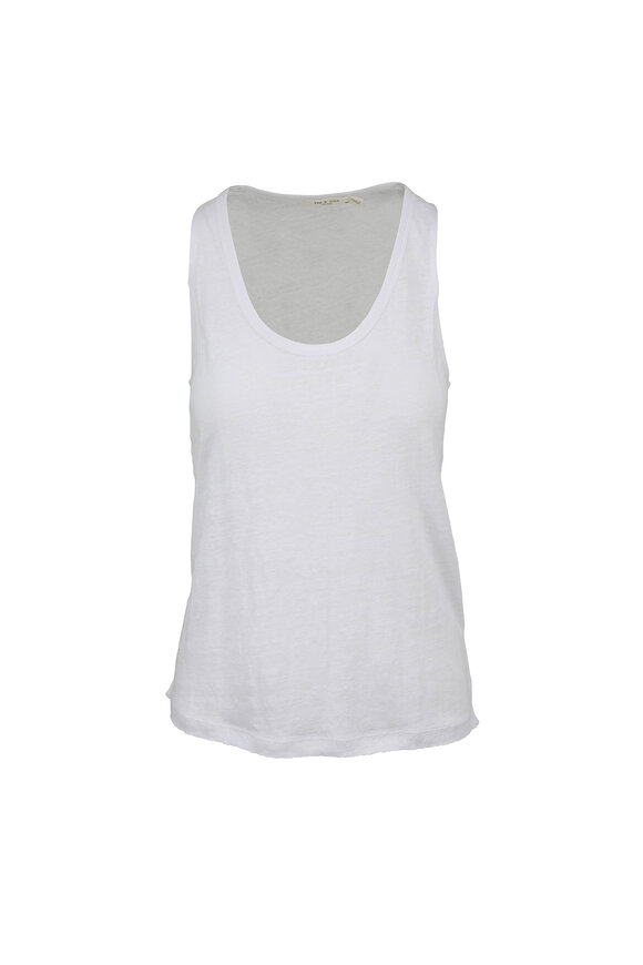 Rag & Bone - Lottie White Linen Tank